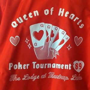 EUC Tuesday Bassen/ Tuesday of California sz L Queen of Hearts Jacket